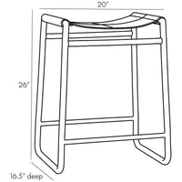 Arteriors Gasper Counter Stool