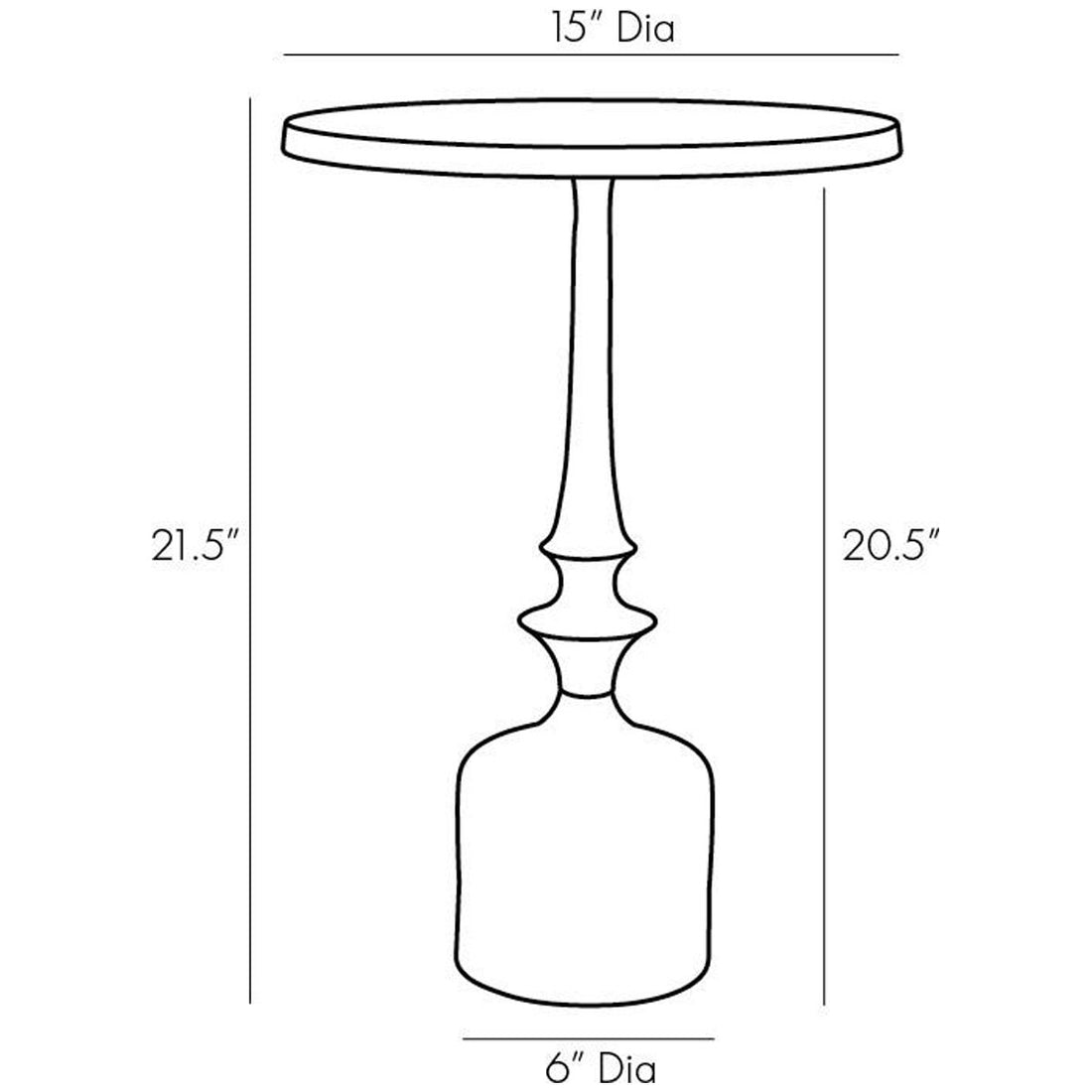 Arteriors Huntlee Accent Table