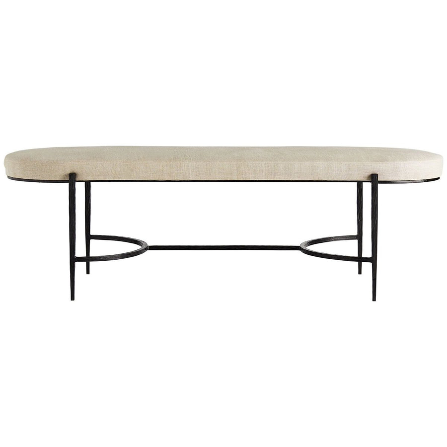 Arteriors Hanson Natural Linen Bench