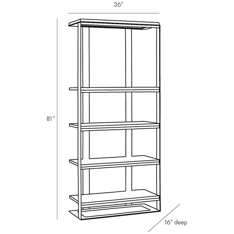 Arteriors Herrick Bookshelf