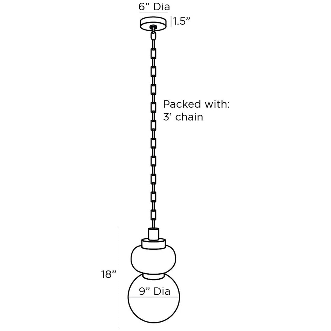 Arteriors Rosemont Pendant