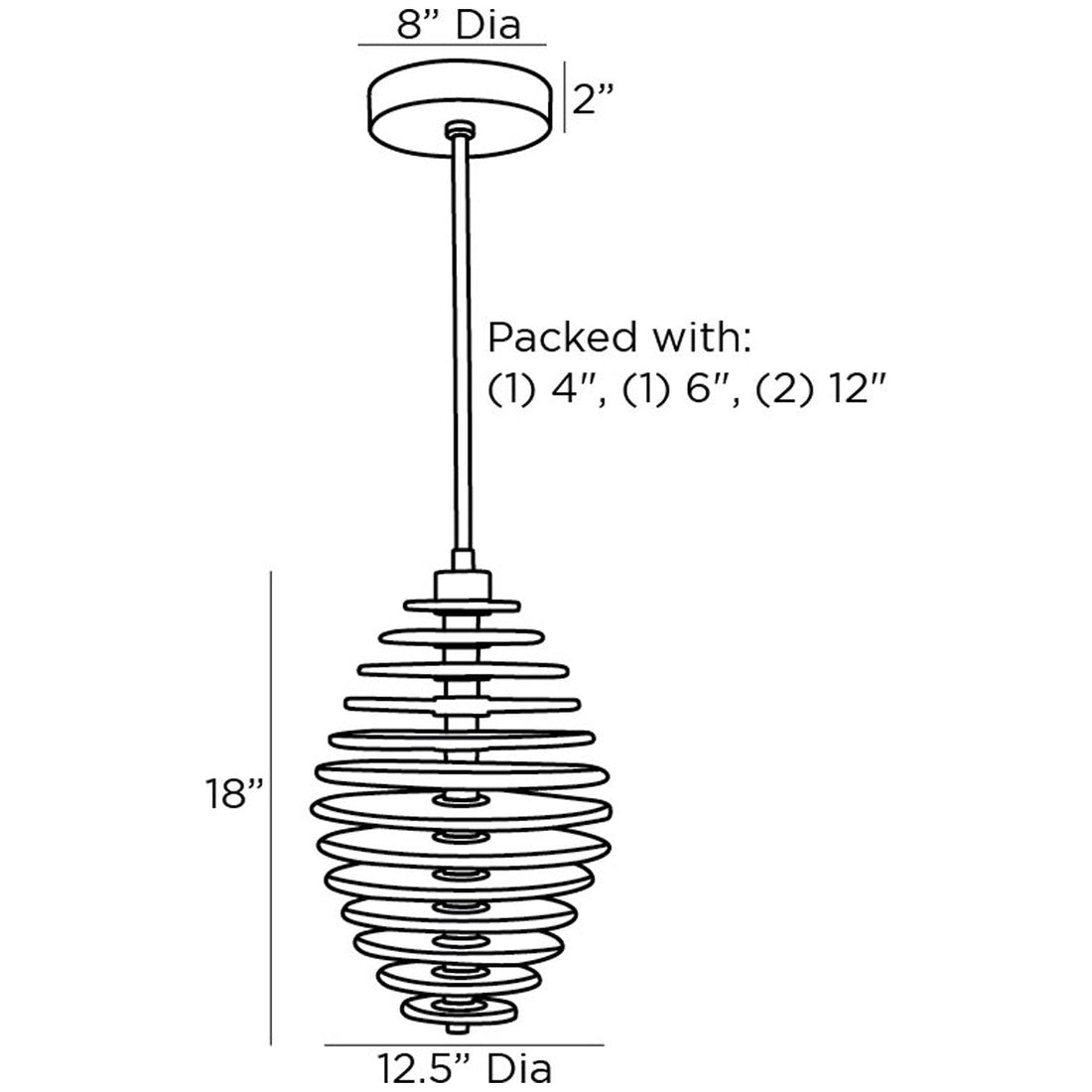 Arteriors Penelope Pendant