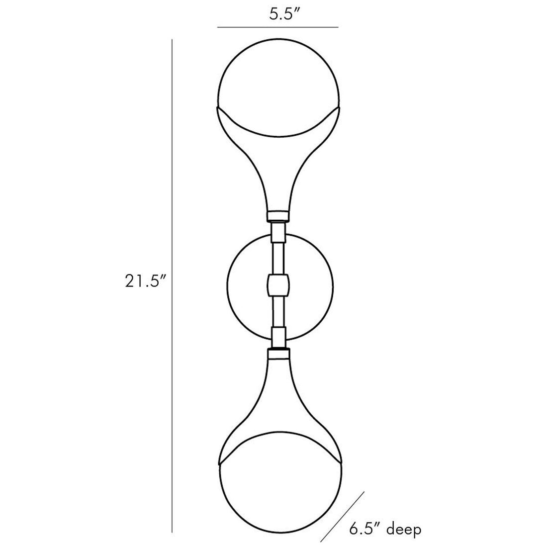 Arteriors Augustus Sconce