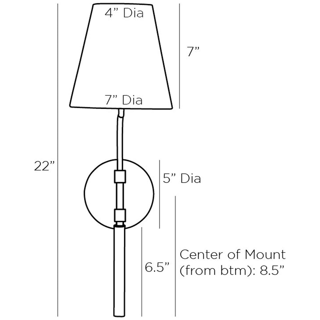 Arteriors Mccoy Sconce