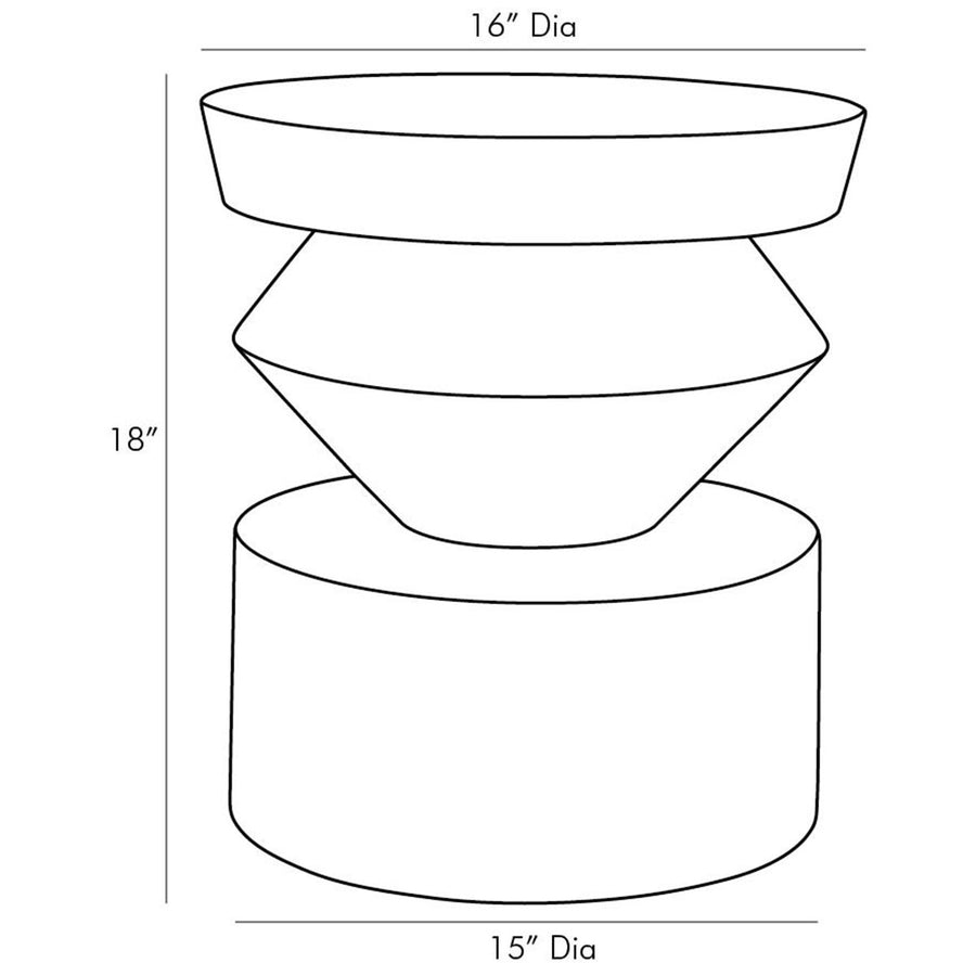 Arteriors Uma Side Table