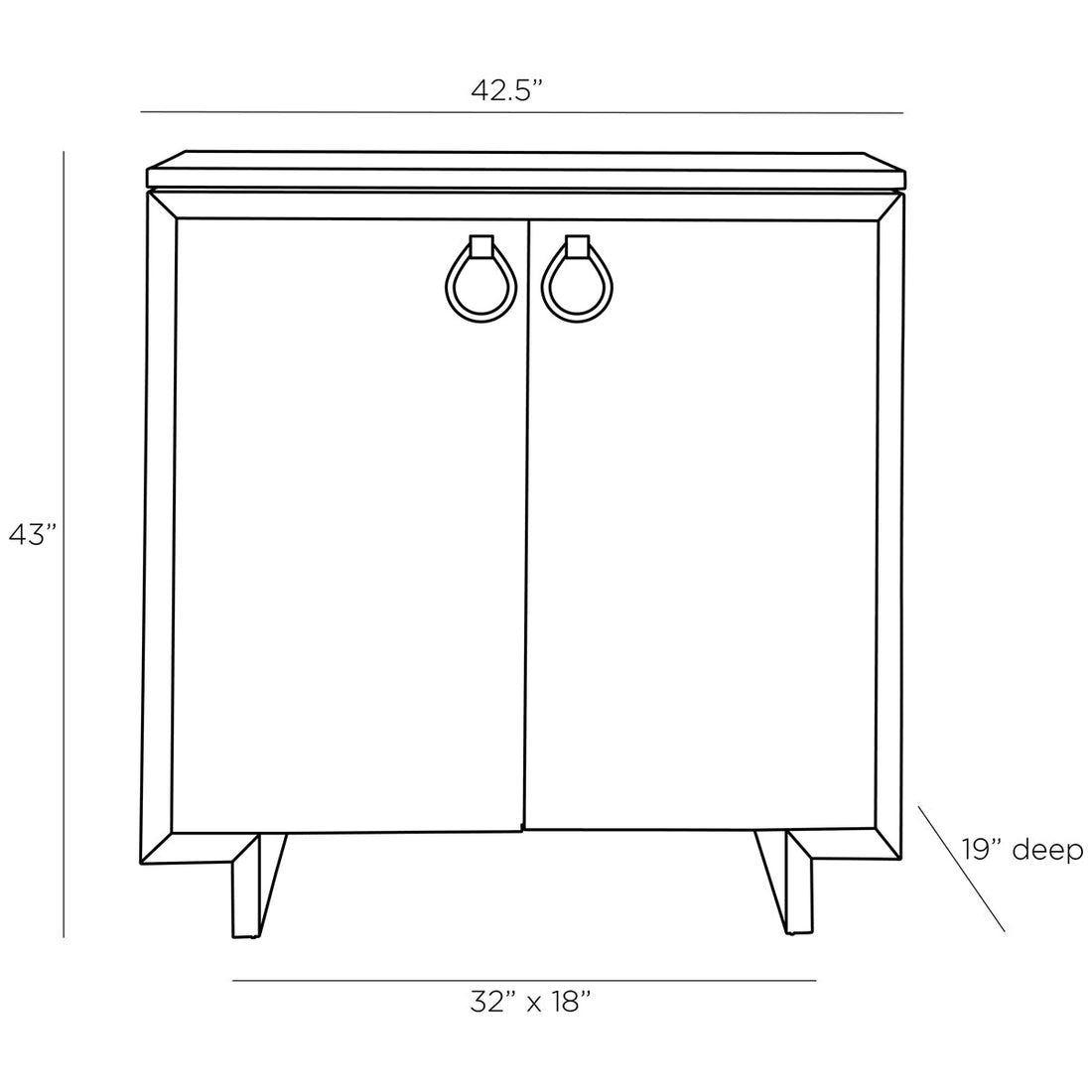 Arteriors Kayne Cabinet