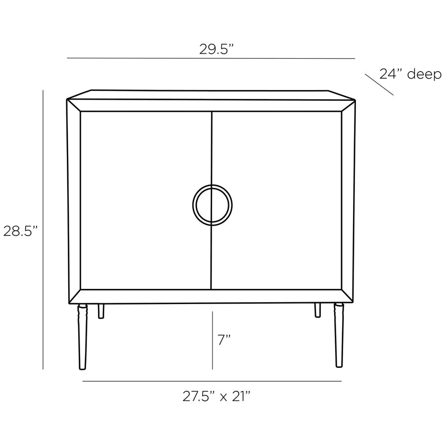 Arteriors Jonathan Side Table