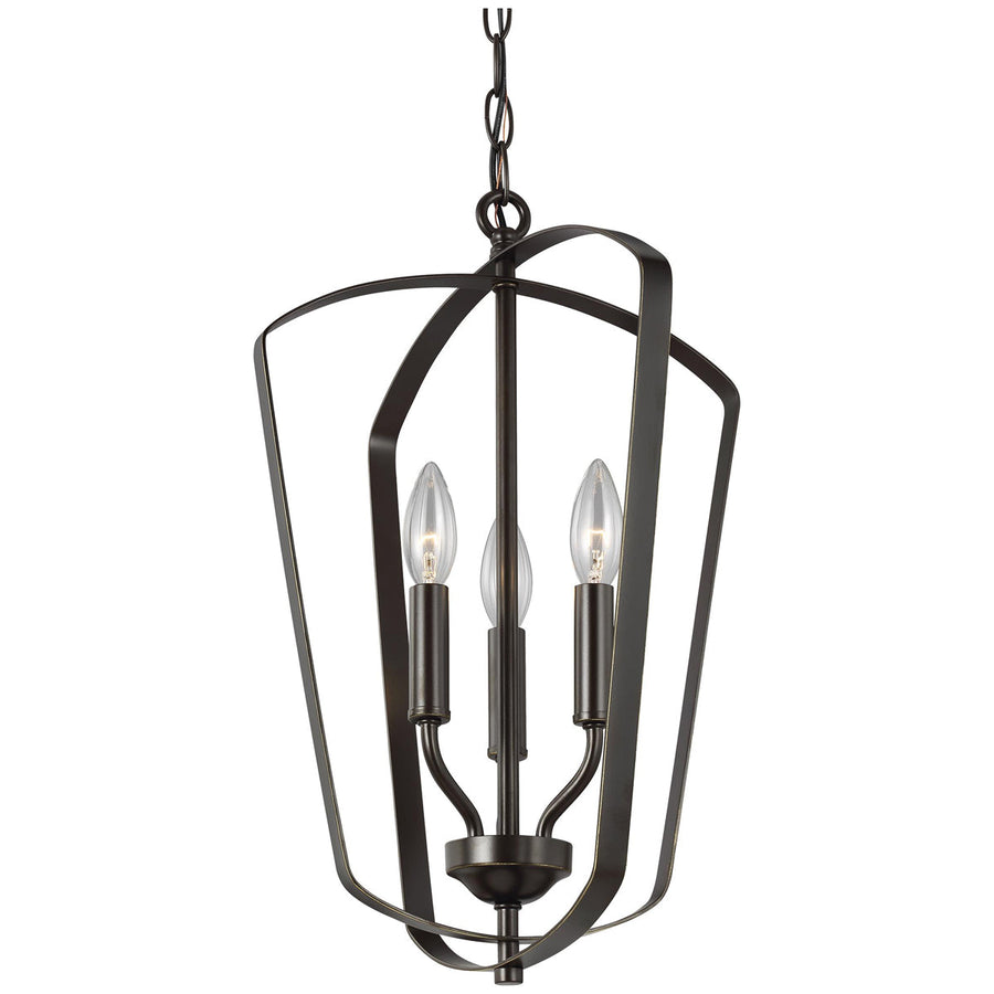 Sea Gull Lighting Romee Small 3-Light Hall/Foyer Pendant without Bulb