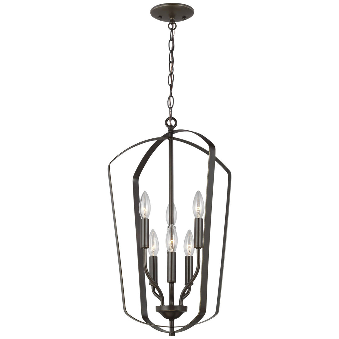 Sea Gull Lighting Romee Medium 6-Light Pendant without Bulb