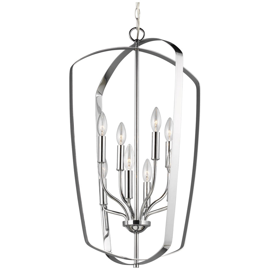 Sea Gull Lighting Romee Large 8-Light Hall/Foyer Pendant with Bulb