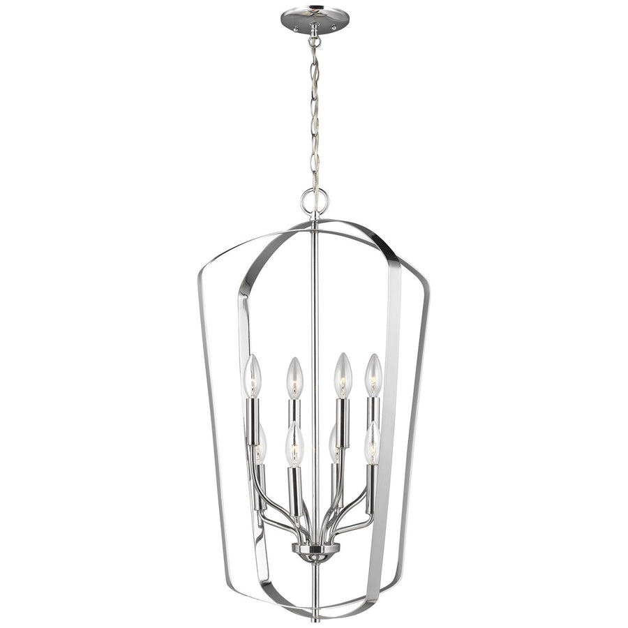 Sea Gull Lighting Romee Large 8-Light Hall/Foyer Pendant with Bulb