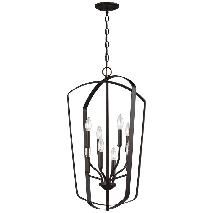 Sea Gull Lighting Romee Large 8-Light Hall/Foyer Pendant with Bulb