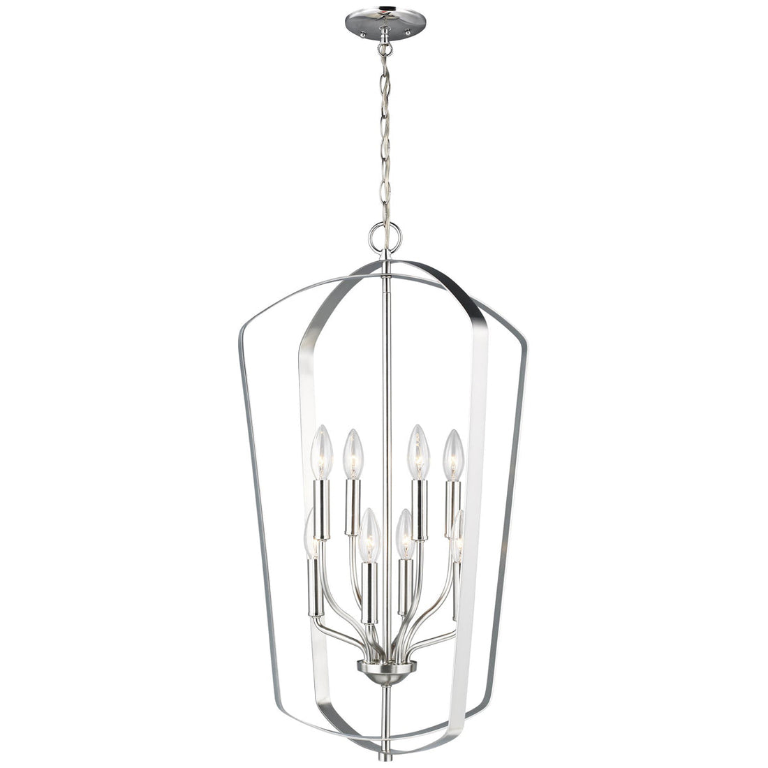 Sea Gull Lighting Romee Large 8-Light Hall/Foyer Pendant with Bulb