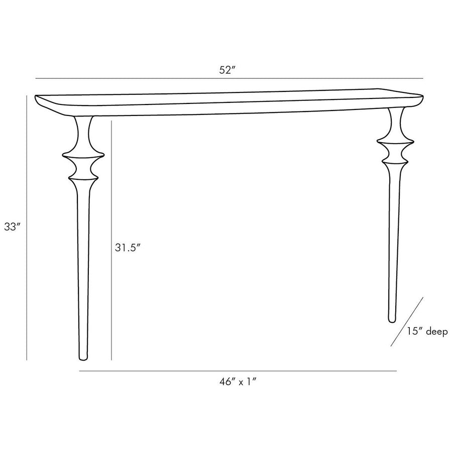 Arteriors Villegas Console Table