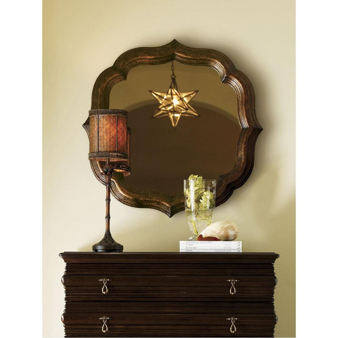 Tommy Bahama Royal Kahala Lotus Blossom Mirror