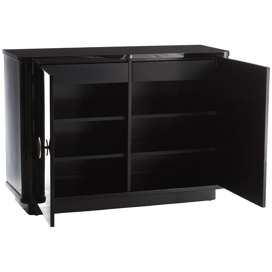 Arteriors Kennedy Chest - High Gloss Black Lacquer