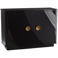 Arteriors Kennedy Chest - High Gloss Black Lacquer