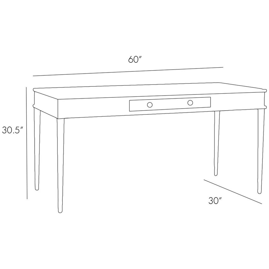 Arteriors Jobe Desk - Ebony