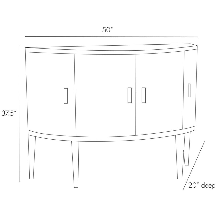 Arteriors Leilani Console Table - Brindle