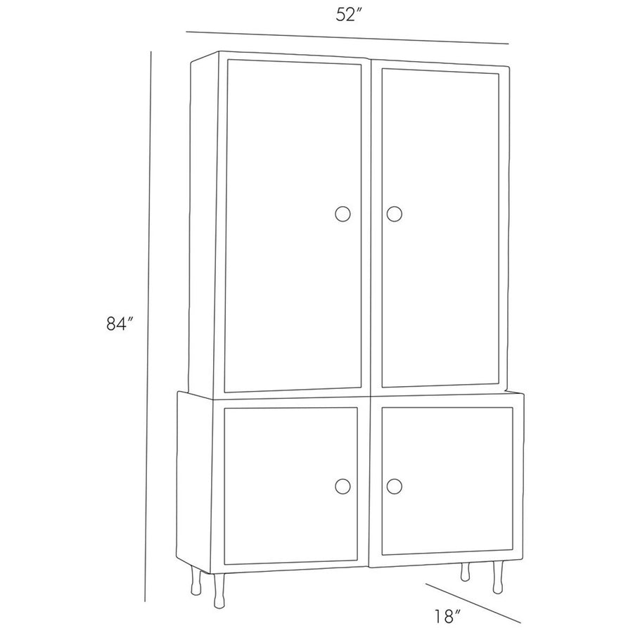 Arteriors Kilpatrick Tall Cabinet