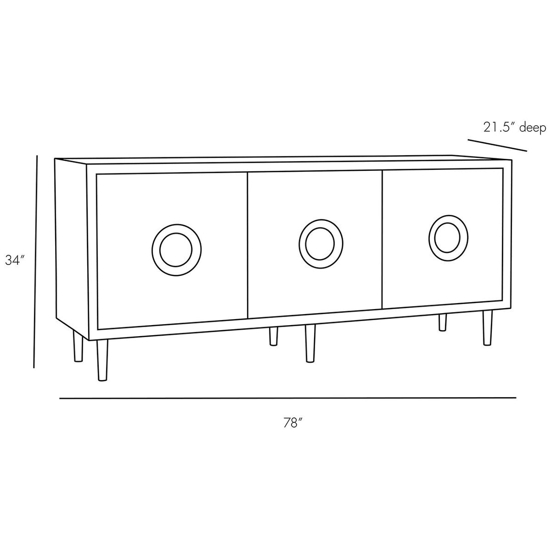 Arteriors Normandy Credenza