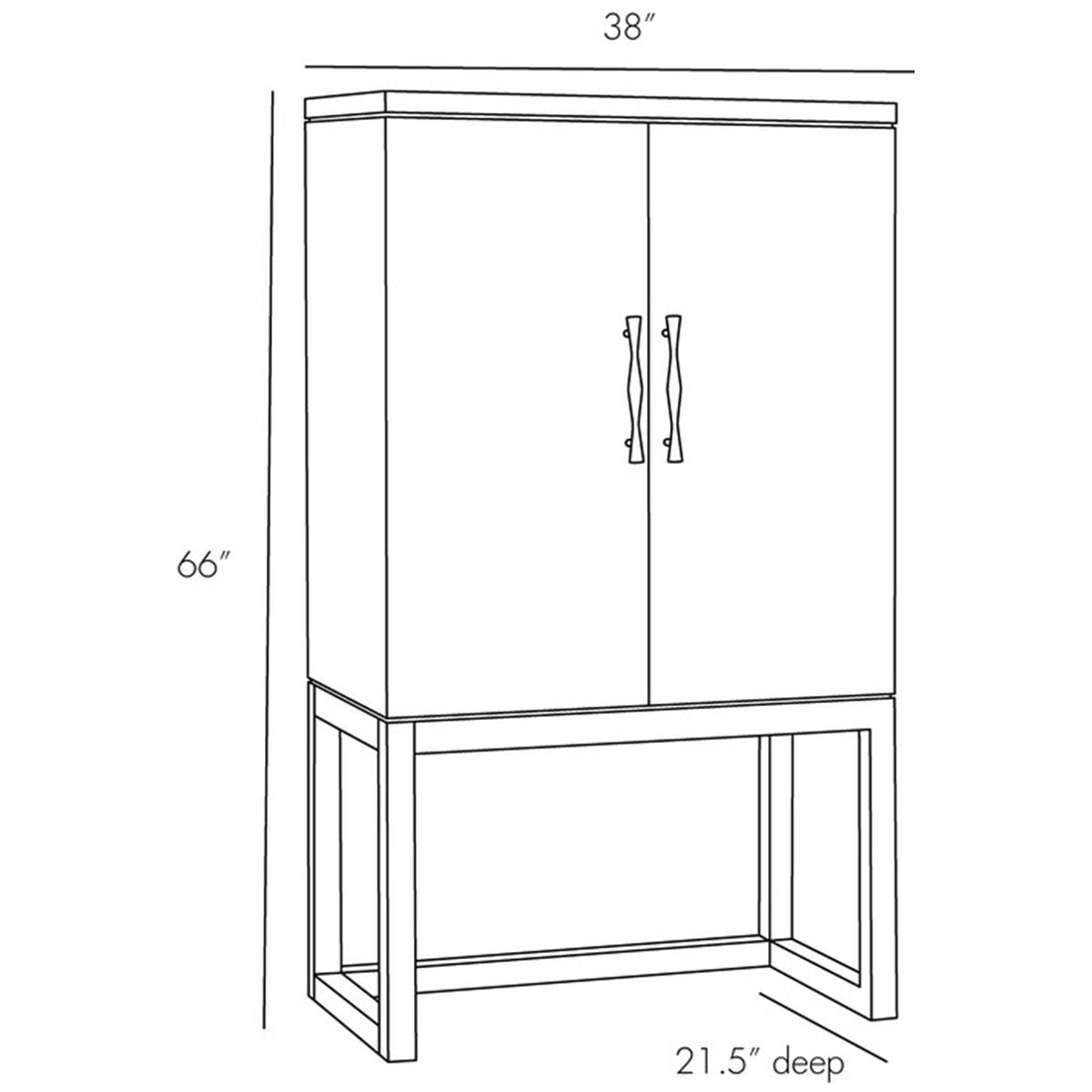 Arteriors McMahen Cabinet