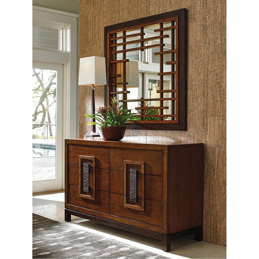 Tommy Bahama Island Fusion Mikasa Square Mirror