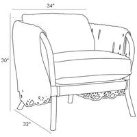 Arteriors Strata Lounge Chair