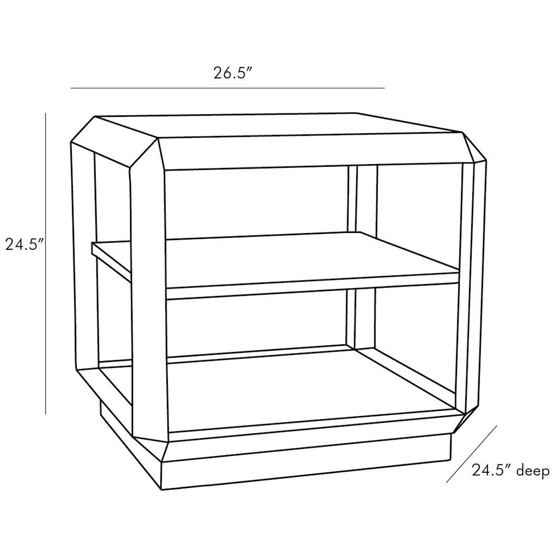 Arteriors The Beth Webb Dani End Table