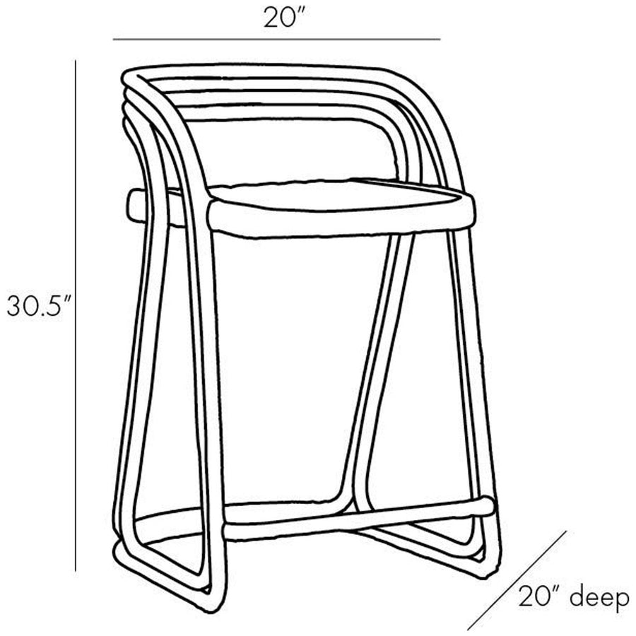 Arteriors Harrington Counter Stool