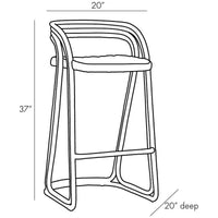 Arteriors Harrington Bar Stool