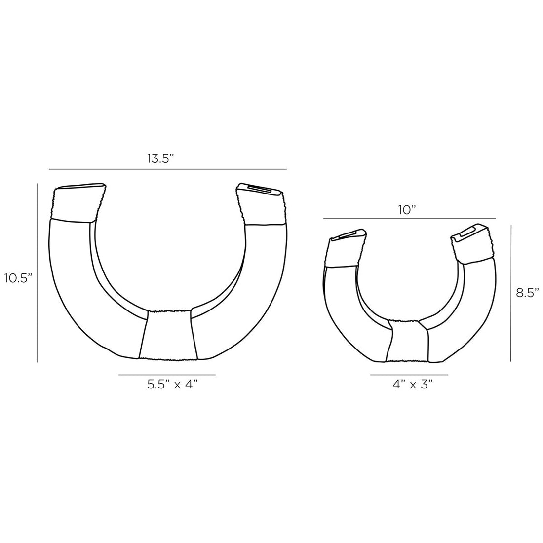 Arteriors Nesbit Sculptures, 2-Piece Set