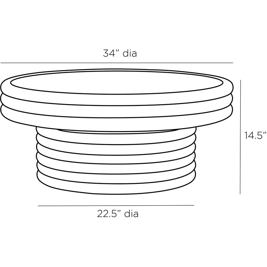 Arteriors Omega Coffee Table