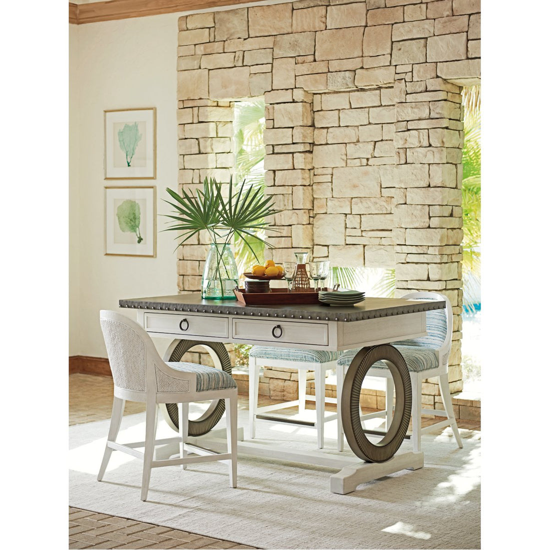 Tommy Bahama Ocean Breeze Sawgrass Bistro Table