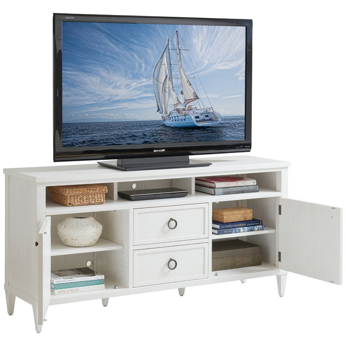 Tommy Bahama Ocean Breeze Dockside Media Console Table