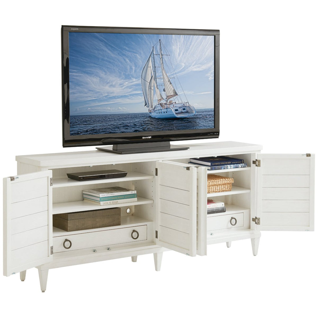 Tommy Bahama Ocean Breeze Lantern Bay Media Console Table