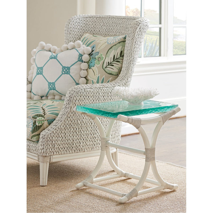 Tommy Bahama Ocean Breeze Dania Sea Glass End Table