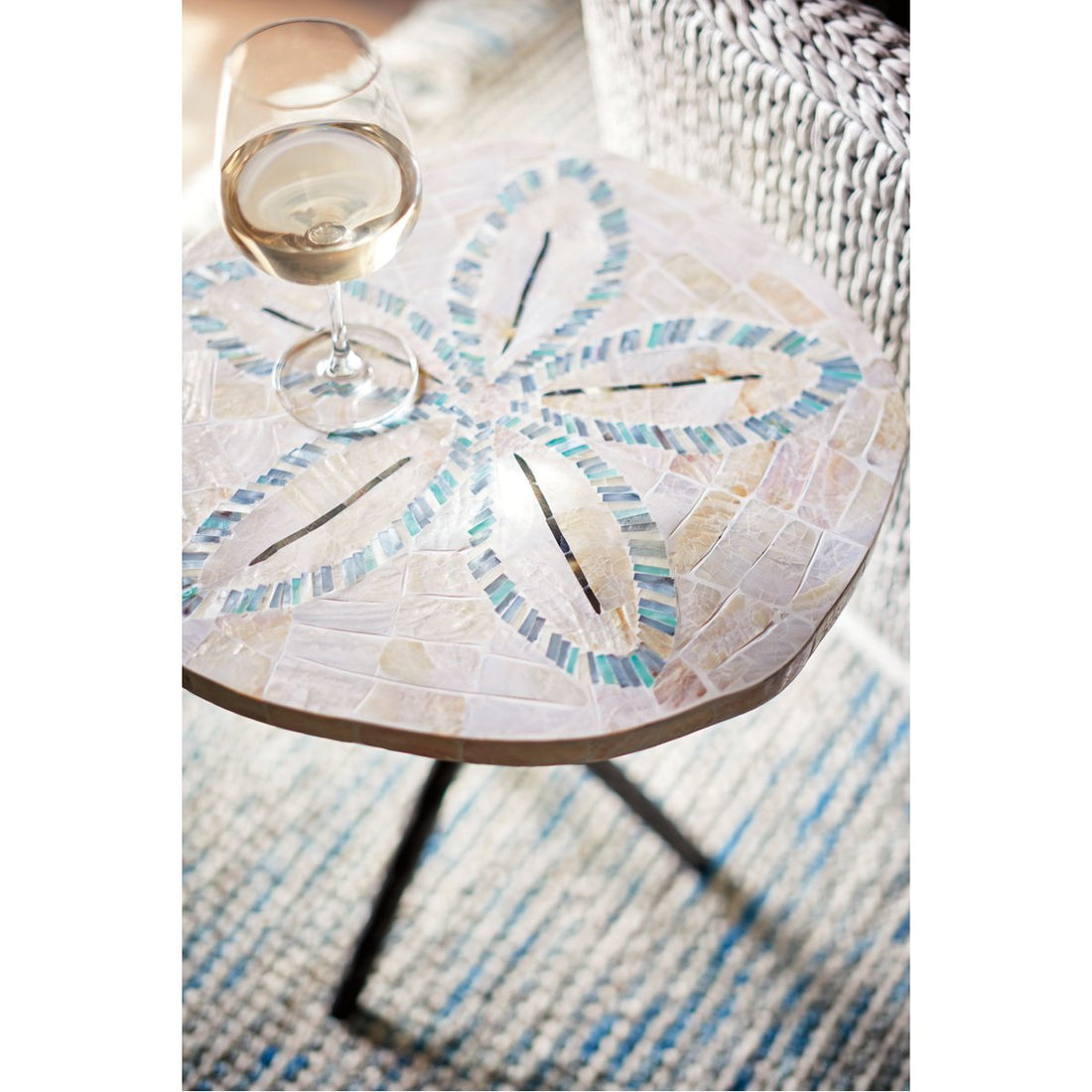 Tommy Bahama Ocean Breeze Sand Dollar End Table