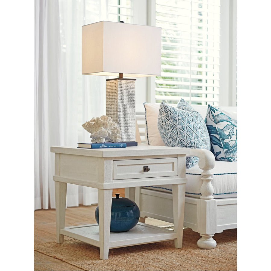 Tommy Bahama Ocean Breeze Palm Coast Square End Table