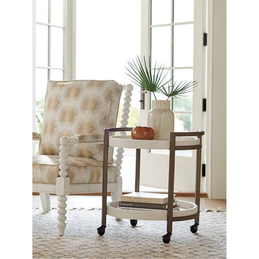 Tommy Bahama Ocean Breeze Osprey Cart End Table