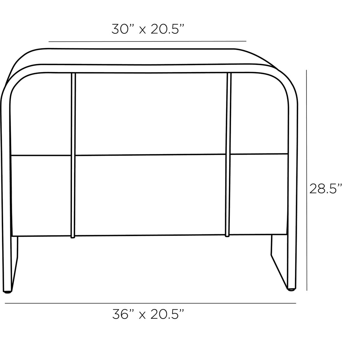 Arteriors Moira Side Table