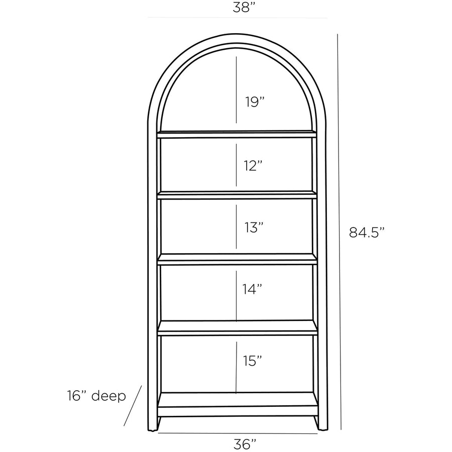 Arteriors Osmond Bookshelf