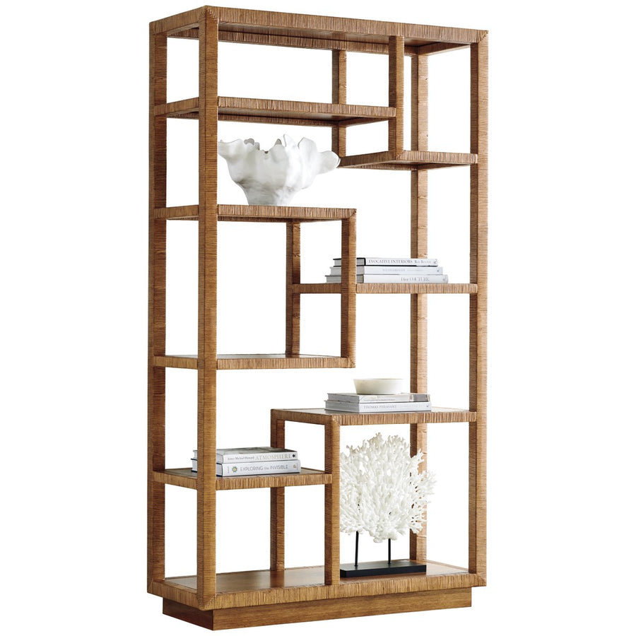 Tommy Bahama Palm Desert Bryce Raffia Etagere