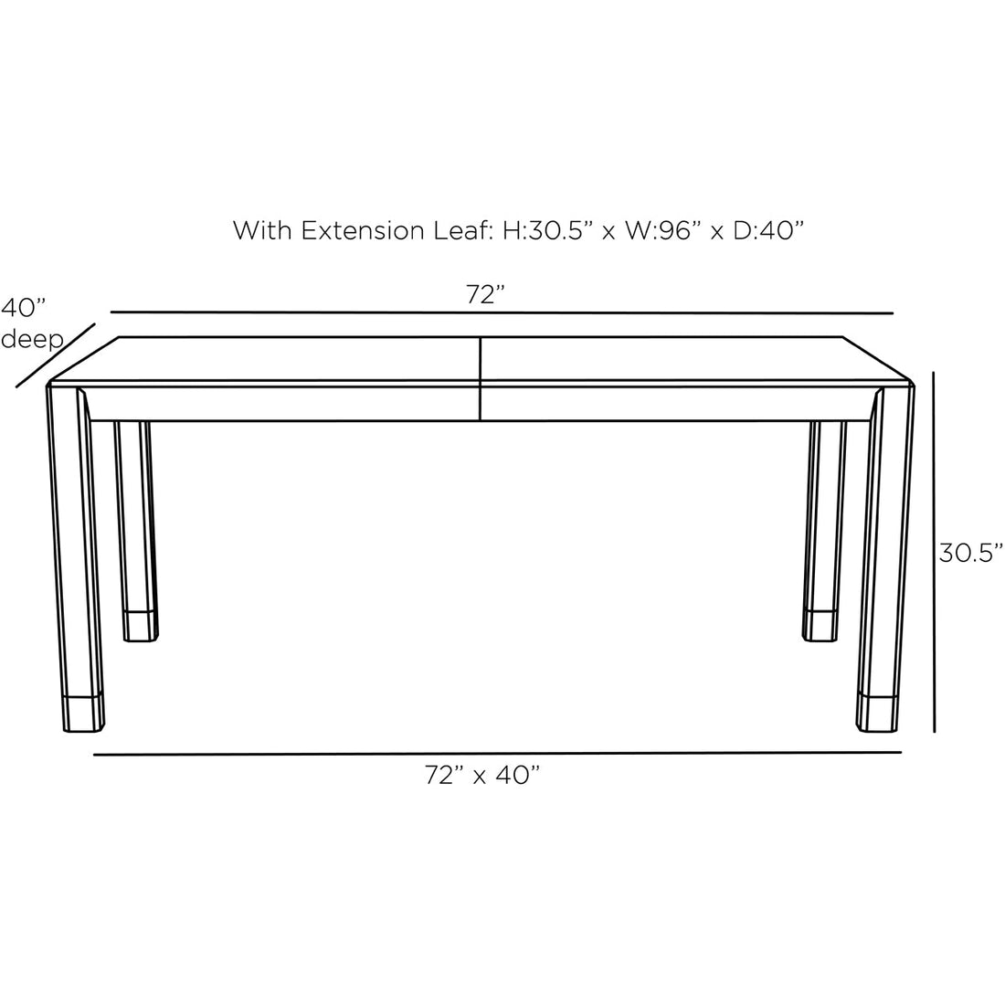 Arteriors Springer Dining Table