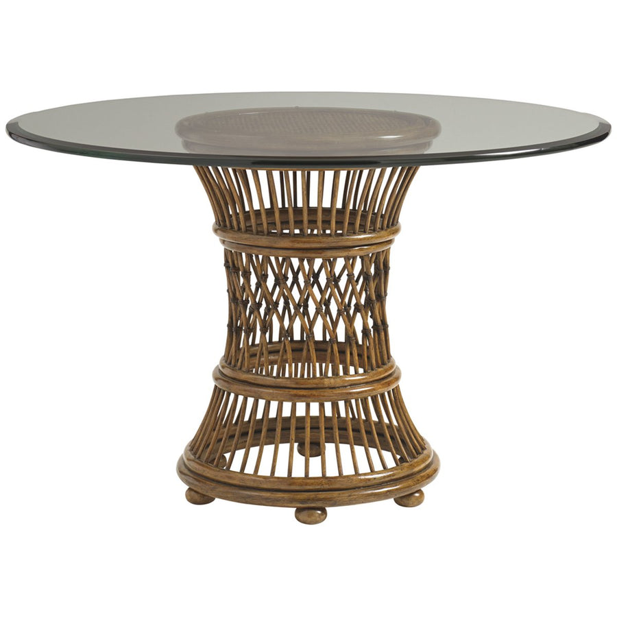 Tommy Bahama Bali Hai Aruba Dining Table with Glass Top