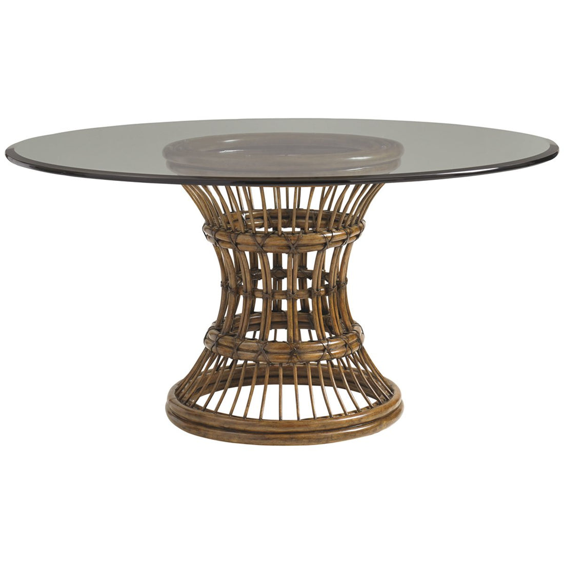 Tommy Bahama Bali Hai Latitude Dining Table with Glass Top