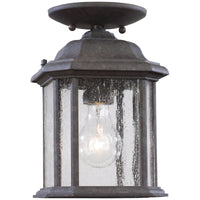 Sea Gull Lighting Kent 1-Light Outdoor Semi-Flush Pendant