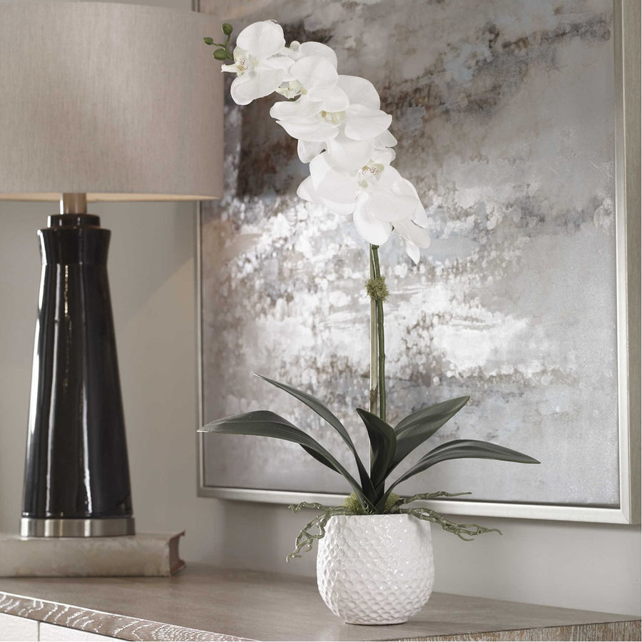 Uttermost Cami White Orchid