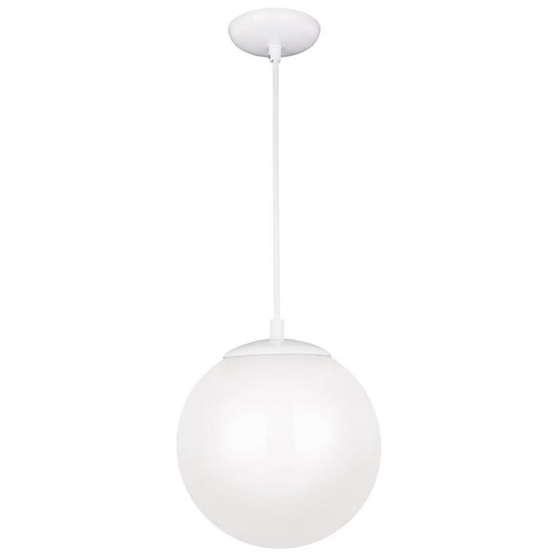 Sea Gull Lighting White Medium LED Pendant