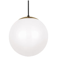 Sea Gull Lighting Leo - Hanging Globe 1-Light Pendant - 150W